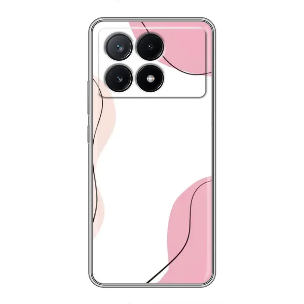 Чехол с рисунком «Розовый фон» для Xiaomi POCO X6 Pro (5G) Чехол с рисунком «Розовый фон» для Xiaomi POCO X6 Pro (5G)