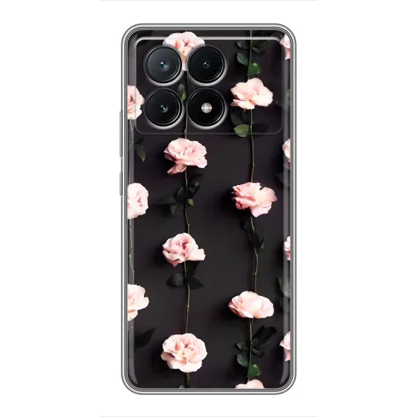 Чехол с рисунком «Розы» для Xiaomi POCO X6 Pro (5G) Чехол с рисунком «Розы» для Xiaomi POCO X6 Pro (5G)