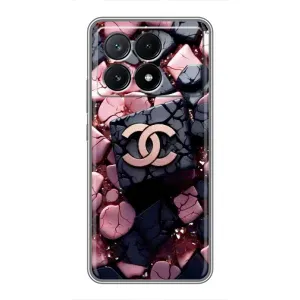 Чохол (Dior, Prada, YSL, Chanel) для Xiaomi POCO X6 Pro (5G) (Шанель)