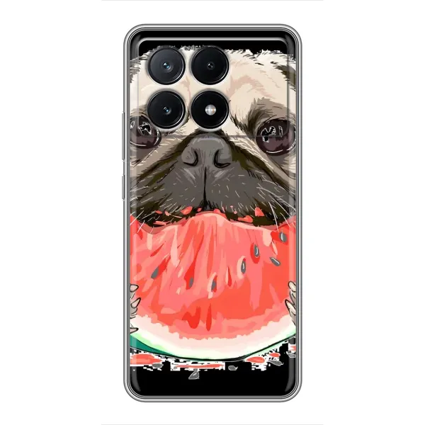 Чехол с рисунком «Смешной Мопс» для Xiaomi POCO X6 Pro (5G) Чехол с рисунком «Смешной Мопс» для Xiaomi POCO X6 Pro (5G)