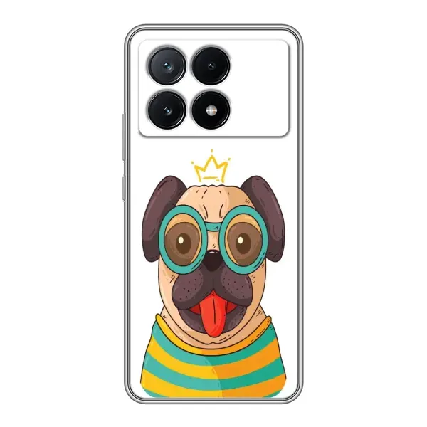 Чехол с рисунком «Собака Король» для Xiaomi POCO X6 Pro (5G) Чехол с рисунком «Собака Король» для Xiaomi POCO X6 Pro (5G)