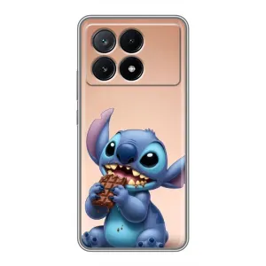 Чохол з малюнком Стіч для Xiaomi POCO X6 Pro (5G) (Стіч з шоколадом)