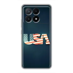Чохол Прапор USA для Xiaomi POCO X6 Pro (5G)