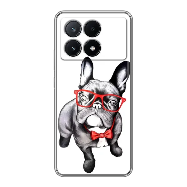 Чехол с рисунком «В очках» для Xiaomi POCO X6 Pro (5G) Чехол с рисунком «В очках» для Xiaomi POCO X6 Pro (5G)