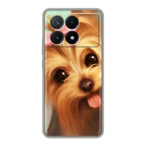 Чехол (ТПУ) Милые собачки для Xiaomi POCO X6 Pro (5G) (Йоршенский терьер)
