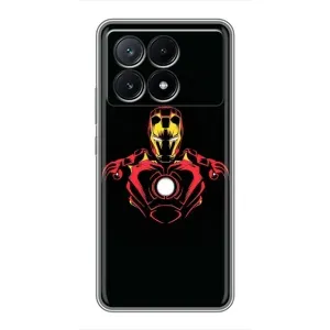 Чехол Супергерой Железный человек на Xiaomi POCO X6 Pro (5G)