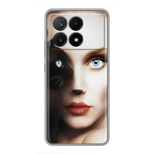 Чехол с рисунком «Женщина кошка» для Xiaomi POCO X6 Pro (5G) Чехол с рисунком «Женщина кошка» для Xiaomi POCO X6 Pro (5G)