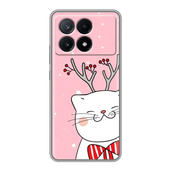 Чехол с рисунком «Зимний кот» для Xiaomi POCO X6 Pro (5G) Чехол с рисунком «Зимний кот» для Xiaomi POCO X6 Pro (5G)