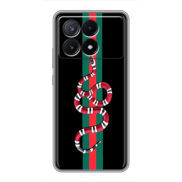 Чехол с рисунком «Змей Гуччи» для Xiaomi POCO X6 Pro (5G) Чехол с рисунком «Змей Гуччи» для Xiaomi POCO X6 Pro (5G)