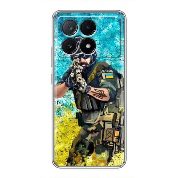 Чехол с рисунком «ЗСУ Воин» для Xiaomi POCO X6 Pro (5G) Чехол с рисунком «ЗСУ Воин» для Xiaomi POCO X6 Pro (5G)