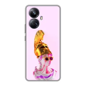 Чохол з Прикольним Принтом на Realme 10 Pro Plus (АРТ Статуя)