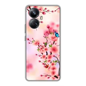 Чохол з картинкою Сакури на Realme 10 Pro Plus (Метелики на сакурі)