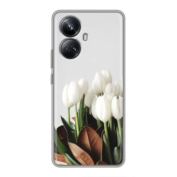 Чехол с рисунком «Букет тюльпанов» для Realme 10 Pro Plus Чехол с рисунком «Букет тюльпанов» для Realme 10 Pro Plus