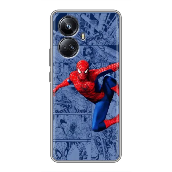 Чехол с рисунком «Человек Паук» для Realme 10 Pro Plus