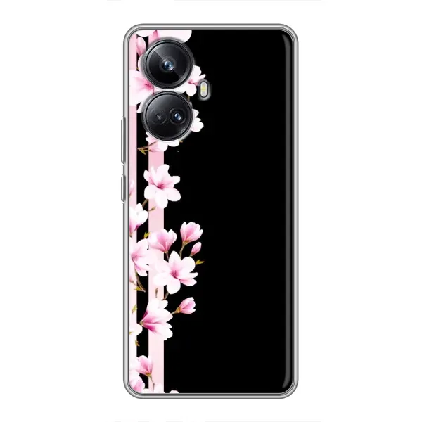 Чехол с рисунком «Цветочки» для Realme 10 Pro Plus