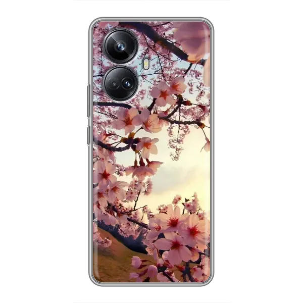 Чехол с рисунком «Цветущая сакура» для Realme 10 Pro Plus Чехол с рисунком «Цветущая сакура» для Realme 10 Pro Plus