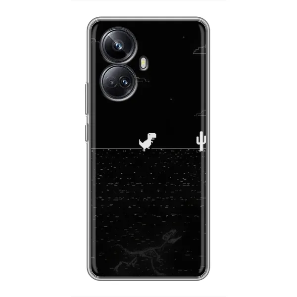 Чехол с рисунком «Динозаврик» для Realme 10 Pro Plus Чехол с рисунком «Динозаврик» для Realme 10 Pro Plus