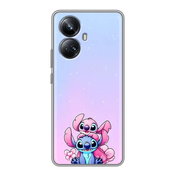 Чехол с рисунком «Энджл и Стич» для Realme 10 Pro Plus Чехол с рисунком «Энджл и Стич» для Realme 10 Pro Plus