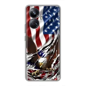 Чохол Прапор USA для Realme 10 Pro Plus (Прапор USA)
