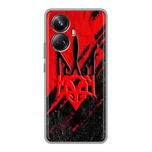 Чохли УПА (Червоно-Чорний) на Realme 10 Pro Plus (Герб в кольорах УПА)