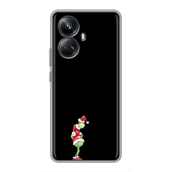 Чехол с рисунком «Гринч на чорном» для Realme 10 Pro Plus