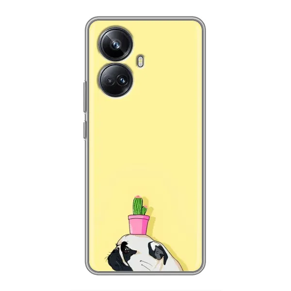 Чехол с рисунком «Кактус на голове» для Realme 10 Pro Plus Чехол с рисунком «Кактус на голове» для Realme 10 Pro Plus