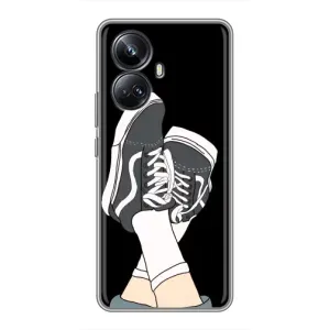 Чохол з Прикольним Принтом на Realme 10 Pro Plus (Кеди)