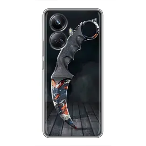 Чехол с рисунком «Кинжал КС ГО» для Realme 10 Pro Plus