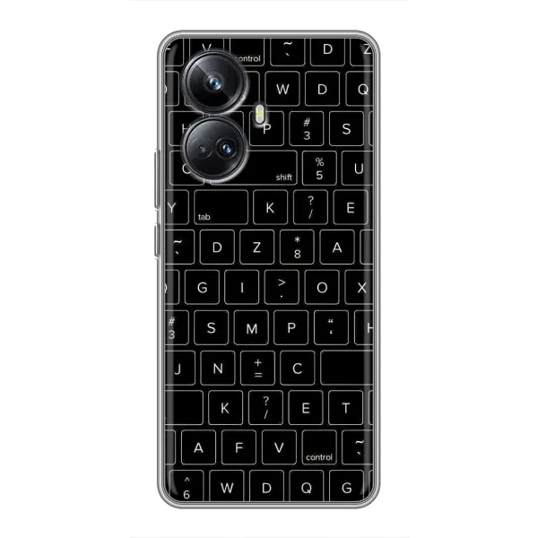 Чехол с рисунком «Клавиатура» для Realme 10 Pro Plus Чехол с рисунком «Клавиатура» для Realme 10 Pro Plus