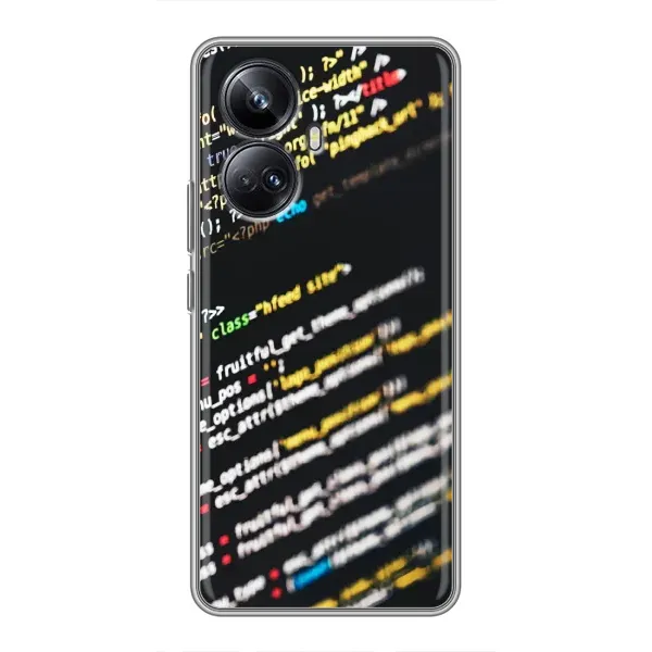 Чехол с рисунком «Код» для Realme 10 Pro Plus Чехол с рисунком «Код» для Realme 10 Pro Plus