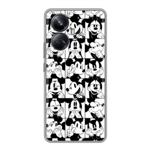 Чехол с рисунком «Коллаж Микки Маус» для Realme 10 Pro Plus