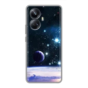 Чохол (ТПУ) з планетами на Realme 10 Pro Plus (Космічний вид)