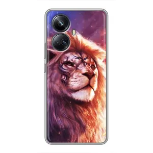 Чехол с картинкой на Realme 10 Pro Plus (Красочный ЛЕВ)