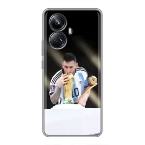 Чохли Лео Мессі Аргентина для Realme 10 Pro Plus (Кубок Світу)