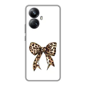 Чохол банти для Realme 10 Pro Plus (Леопардовий бант)