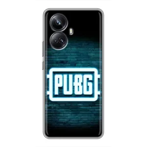 Чохол (TPU) з картинкою "Лого Пабг" на Реалмі 10 про плюс (Лого PUBG)