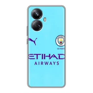 Силиконовые Чехлы принт Футбол на Realme 10 Pro Plus (Man City)