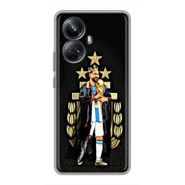 Чехол с рисунком «Месси король» для Realme 10 Pro Plus