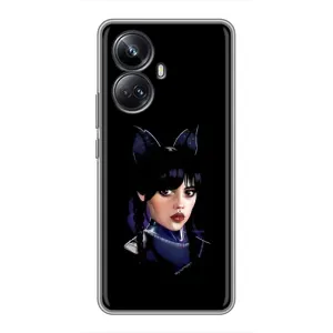 Чехлы с принтом Уэнсдей на Realme 10 Pro Plus (Милая Уэнсдей)