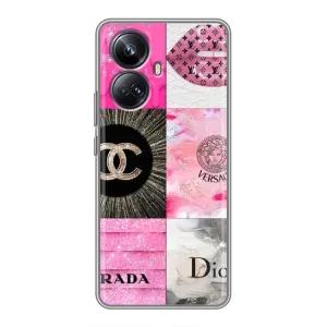 Чехол (Dior, Prada, YSL, Chanel) для Realme 10 Pro Plus (Модница)