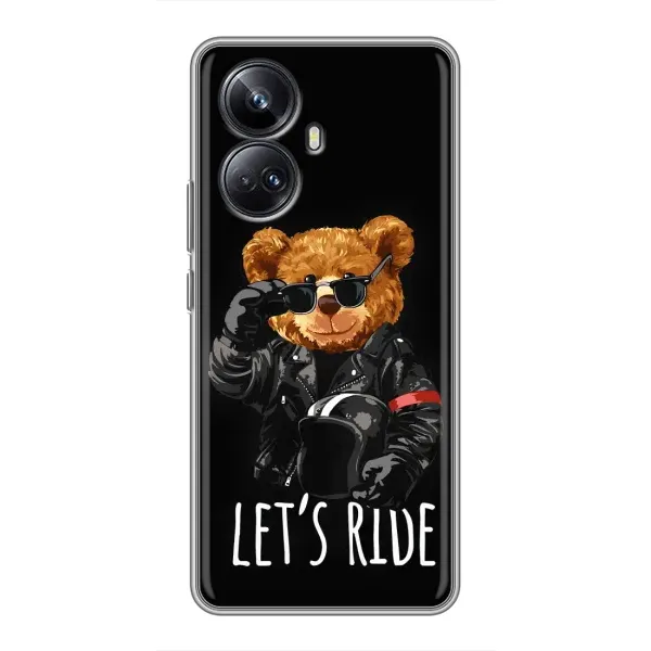 Чохол з малюнком «Модный Мишка» для Realme 10 Pro Plus Чохол з малюнком «Модный Мишка» для Realme 10 Pro Plus