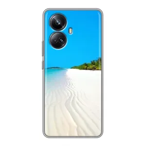 Літній Чохол на Realme 10 Pro Plus (Море пісок)