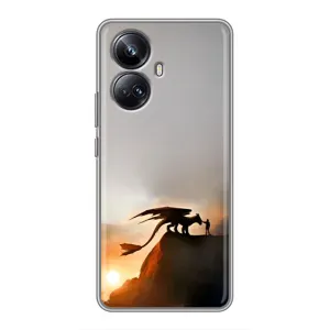 Чехол дракон Беззубик для Realme 10 Pro Plus (Мультиик Беззубик)