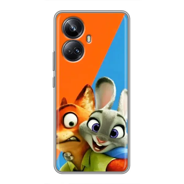 Чехол с рисунком «Ник и Хопс» для Realme 10 Pro Plus