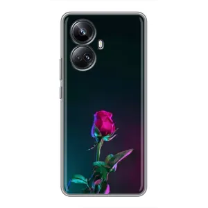 Чехлы с принтом Розочки для Realme 10 Pro Plus (Ночная роза)