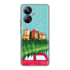 Чехол Новогодняя Елка на Realme 10 Pro Plus (Новогодние подарки)