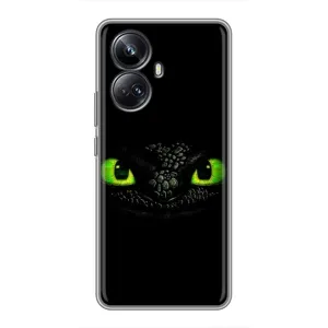 Чехол дракон Беззубик для Realme 10 Pro Plus (Глаза Беззубика)