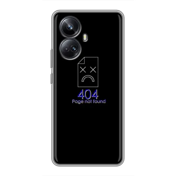 Чехол с рисунком «Ошибка 404» для Realme 10 Pro Plus Чехол с рисунком «Ошибка 404» для Realme 10 Pro Plus