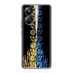 Силіконовый Чохол на Realme 10 Pro Plus (Патріотична вишиванка)