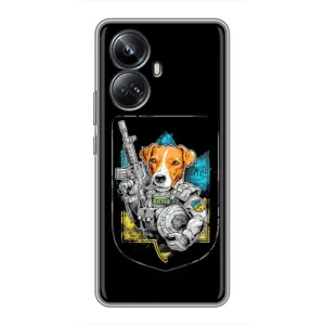 Чехол с принтом для Realme 10 Pro Plus (Патрон Воин)
